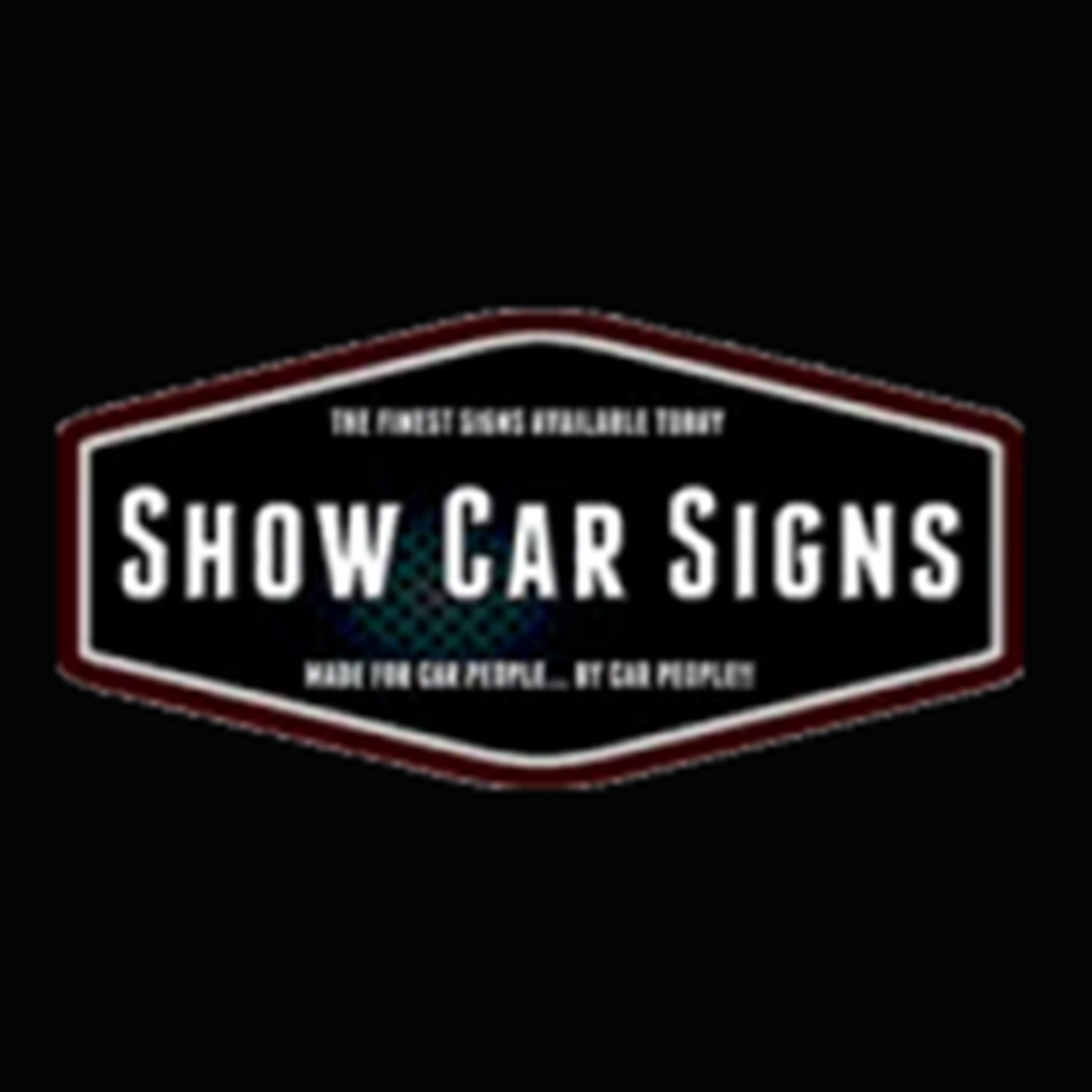 Show Car Sign
