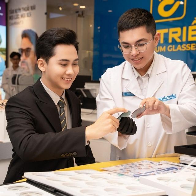Showroom mắt kính chính hãng với chính sách bảo trì trọn đời