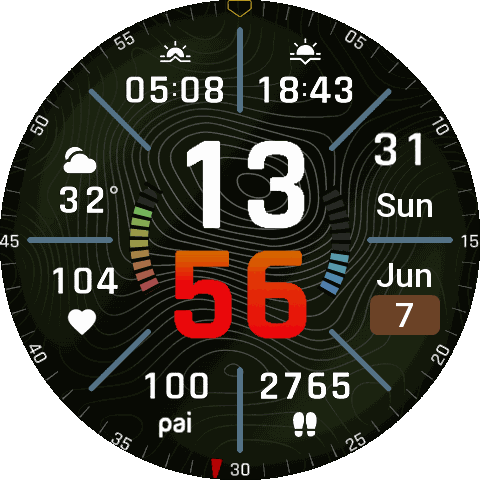 錶圈刻度切換 Bezel Styles