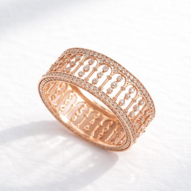 CONVERGE HALATION  尋光 #珠寶#戒指#K金#鑽石#培育鑽石#建築#拱門#羅馬#裸空#設計師品牌#送禮推薦