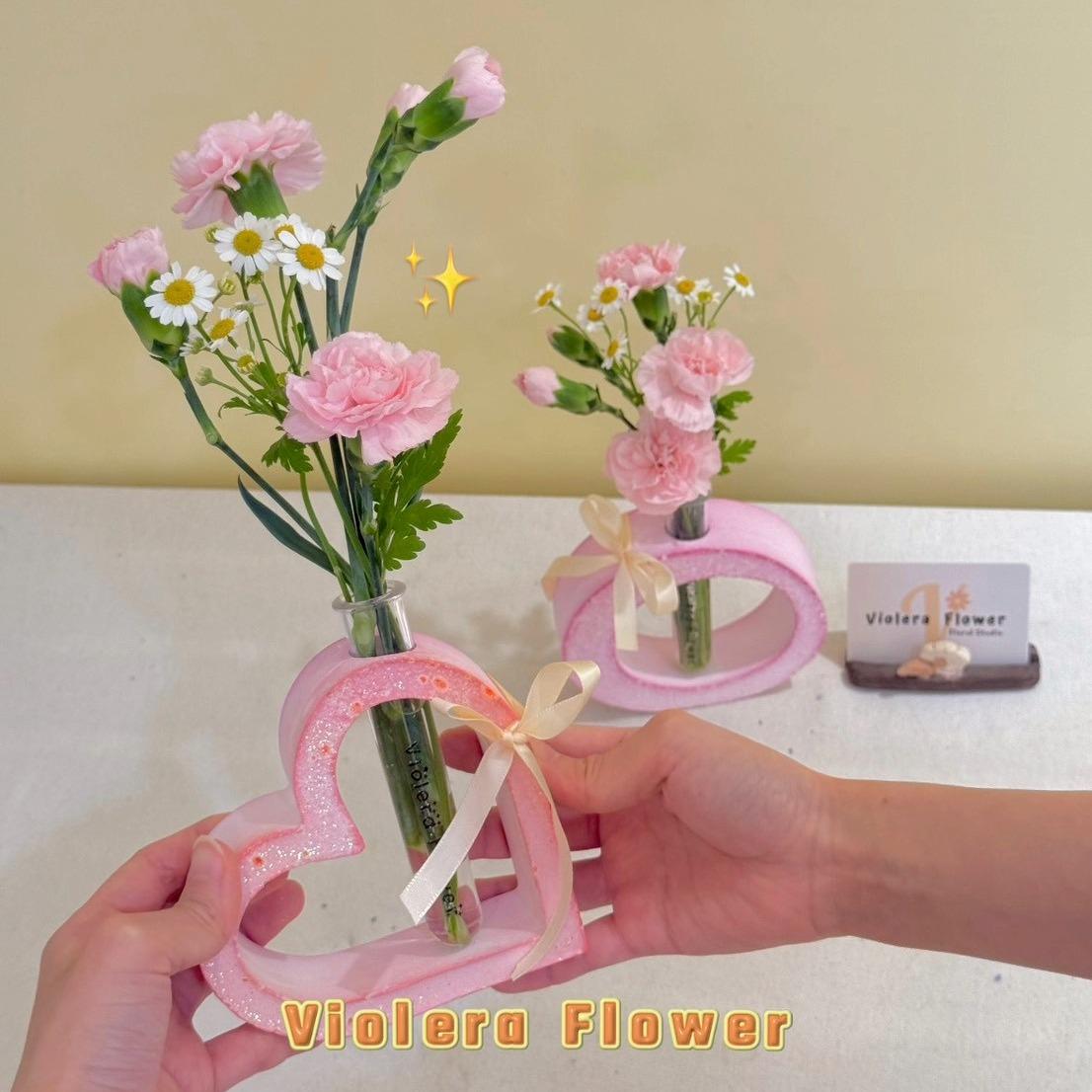 𝙑𝙄𝙊𝙇𝙀𝙍𝘼 𝙁𝙇𝙊𝙒𝙀𝙍 B款 ღ 奶霧石膏瓶花