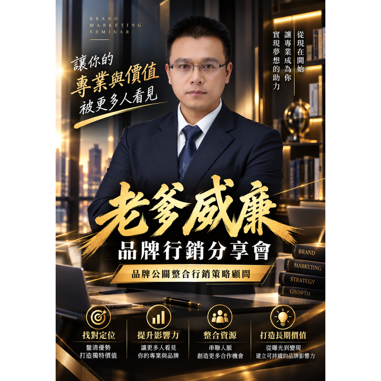 斜槓神明代言人，老爹威廉