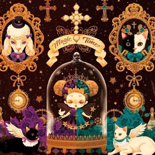 ZEi 執業魔女pico pico 2010 東立出版 / 與lolita品牌 「figlia」插畫聯名服飾合作款