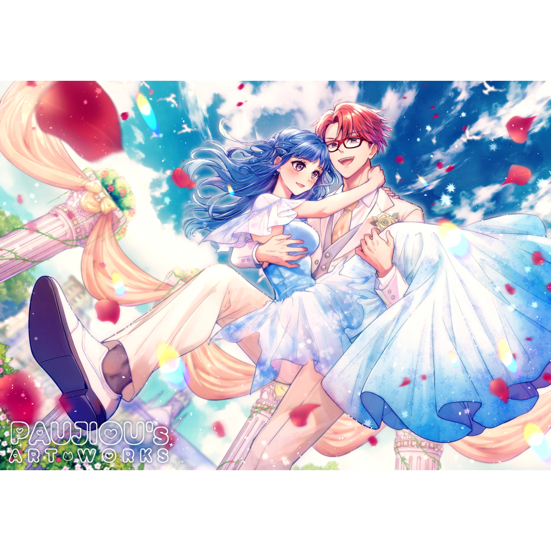 日系插畫、插畫委託、私人委託、夢圖委託、泡啾PauJiou