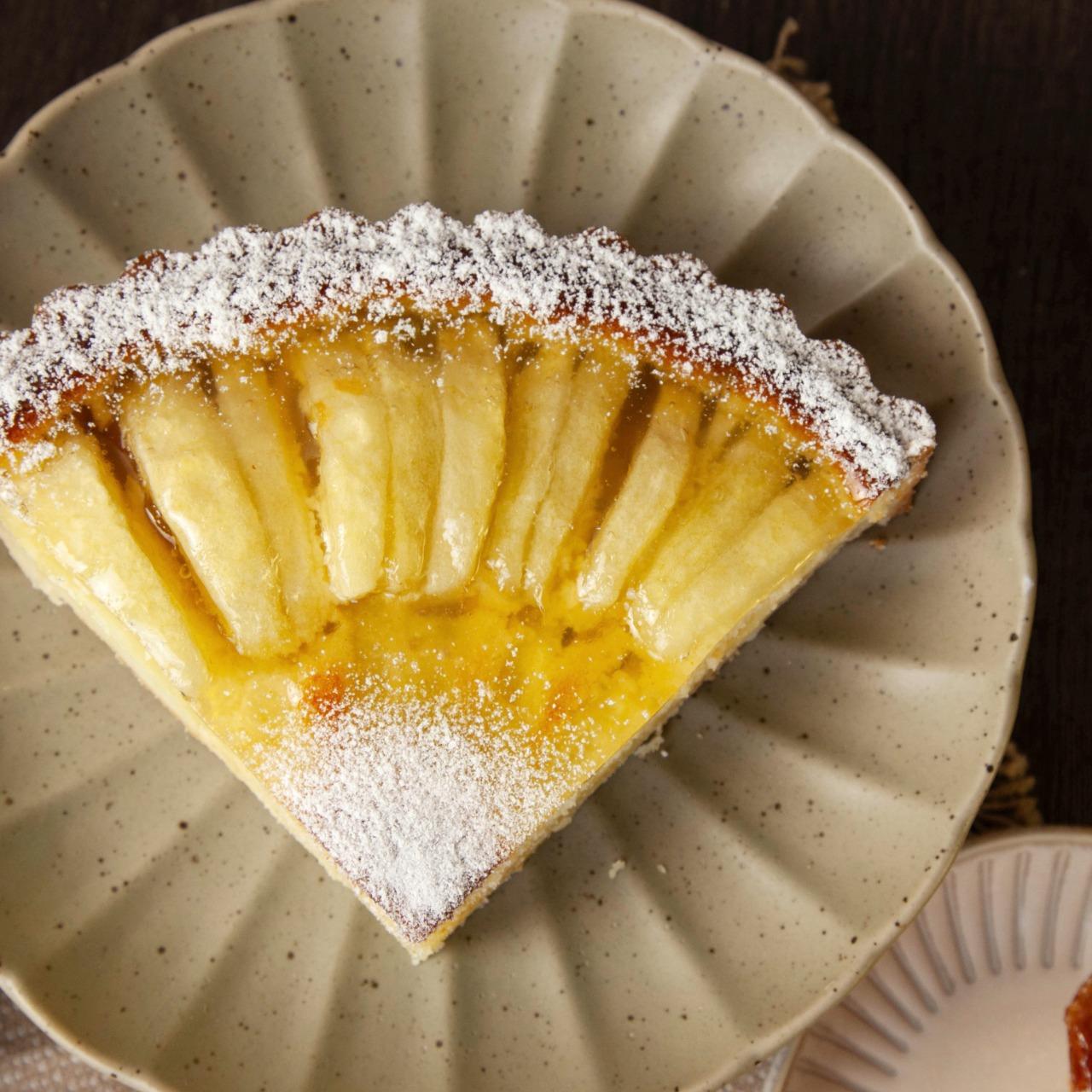 深夜裡的法國手工甜點 蘋果塔