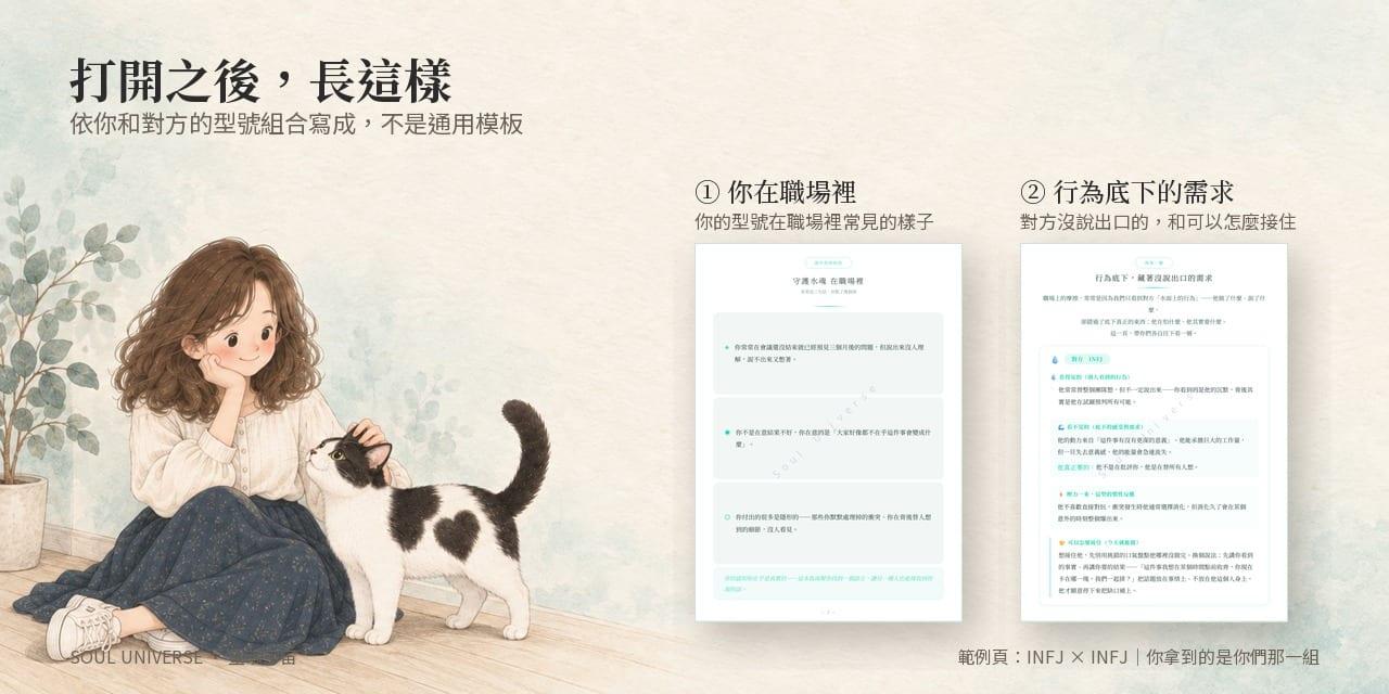 靈魂關係報告・職場 標準版｜10 頁，找出他聽得進去的說法