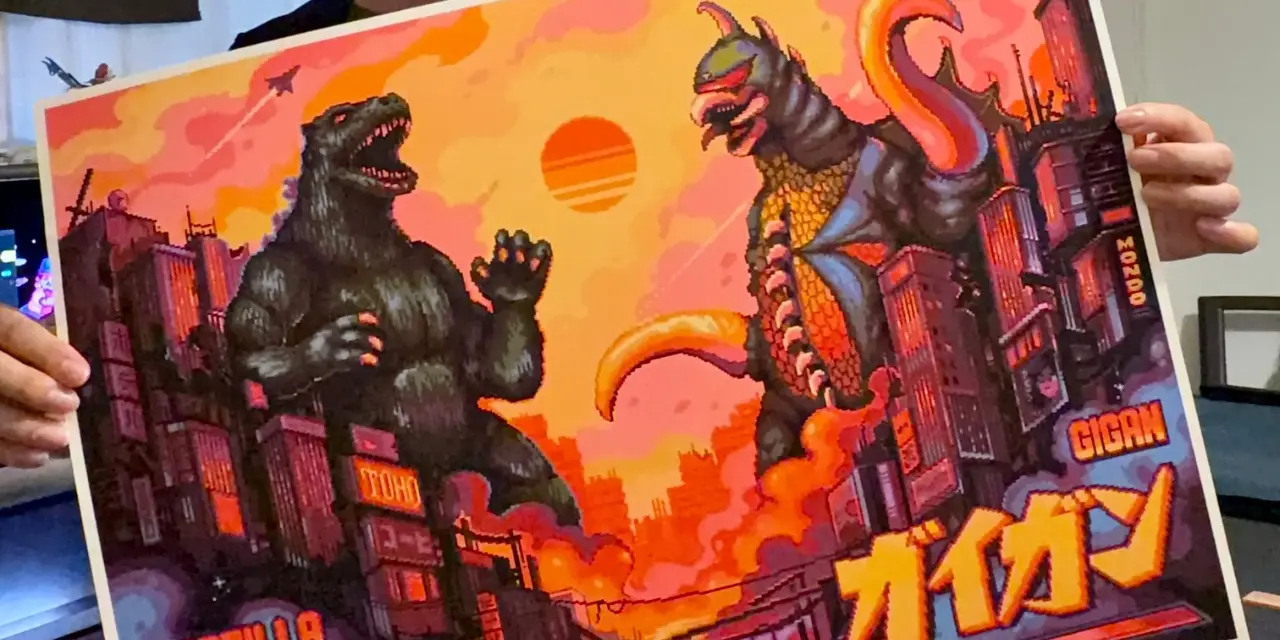 Pixel Jeff MONDO DesignerCon 2025 Poster