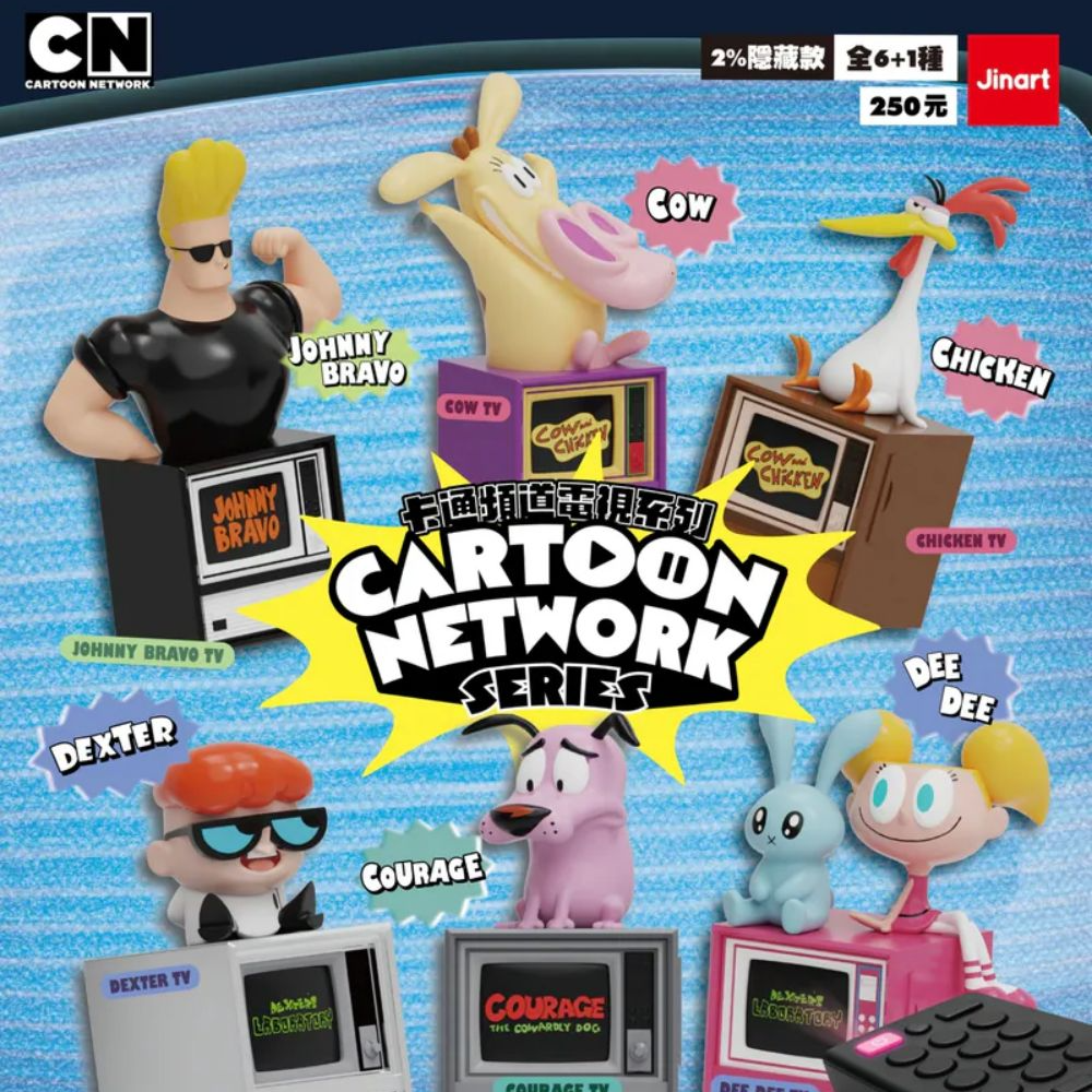 sunsetgoods 日落小物｜正版授權專賣店 ▍選物研究室 ▍搶先預購🔥｜Cartoon Network卡通頻道電視機公仔盲盒！！ NT$250