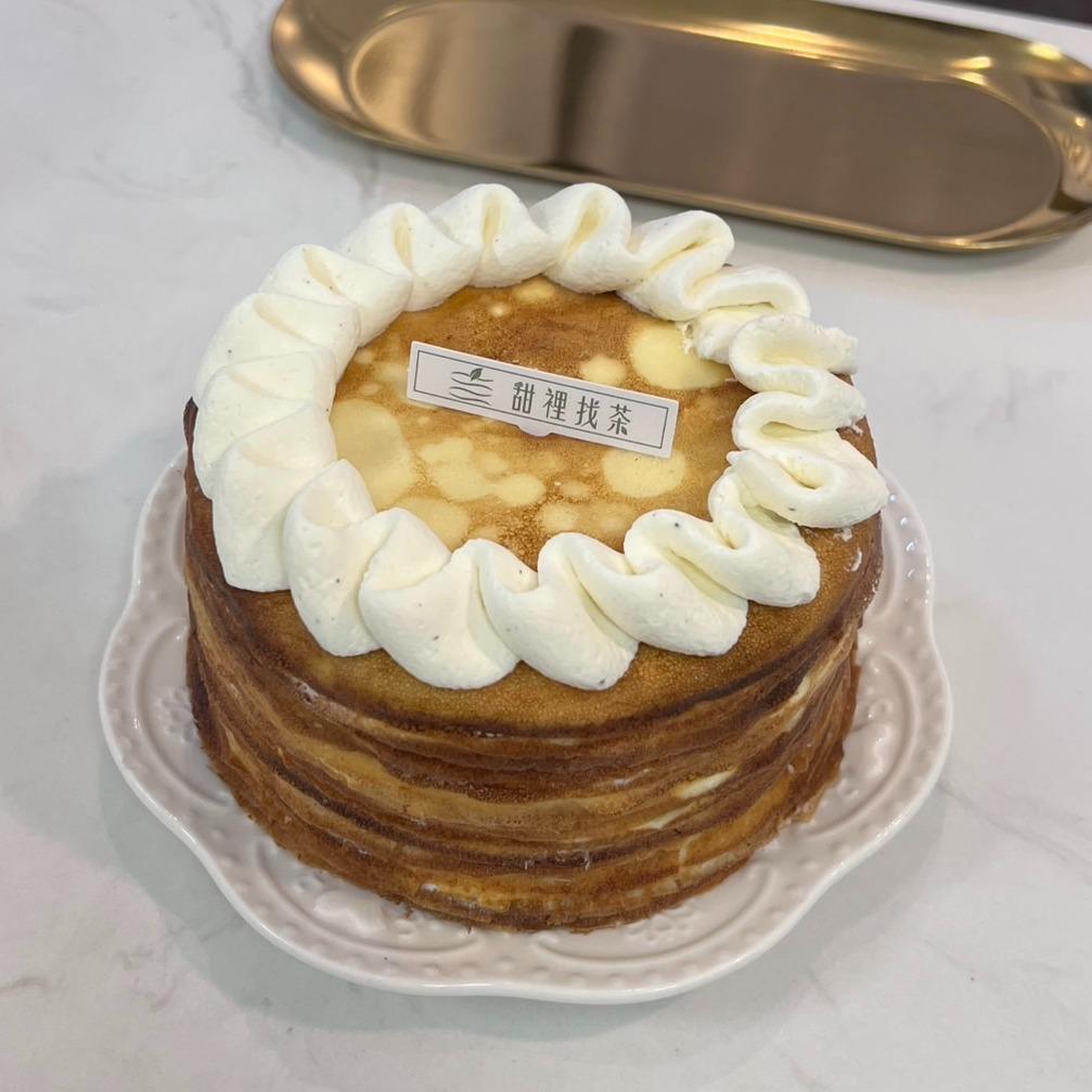 甜裡找茶 4吋 經典原味千層