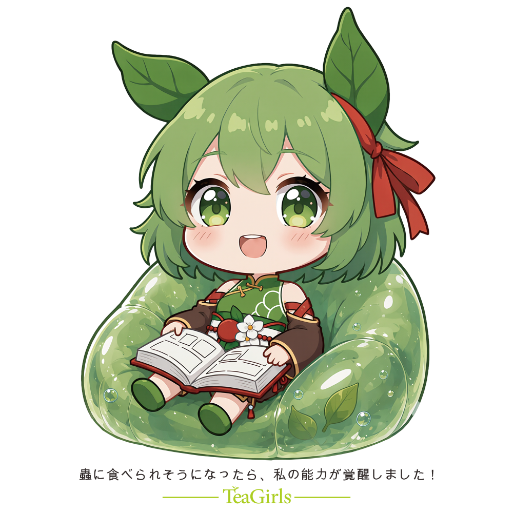 黑潮星樂園-幻奇星劇院 茶葉少女是由卡米客工作室打造的台灣原創動漫IP，以台灣茶文化為核心，將八大茶族擬人化，打造融合奇幻冒險、友情與成長的動漫世界。自2019年連載以來，累積全網超過3億次觀看，並成功進軍日本市場，於日本角川漫畫平台連載，創下連續35週排行榜第一名紀錄。品牌橫跨漫畫、動畫、授權商品、展覽及跨界合作，致力透過動漫內容推廣台灣茶文化，打造具國際影響力的原創IP品牌。