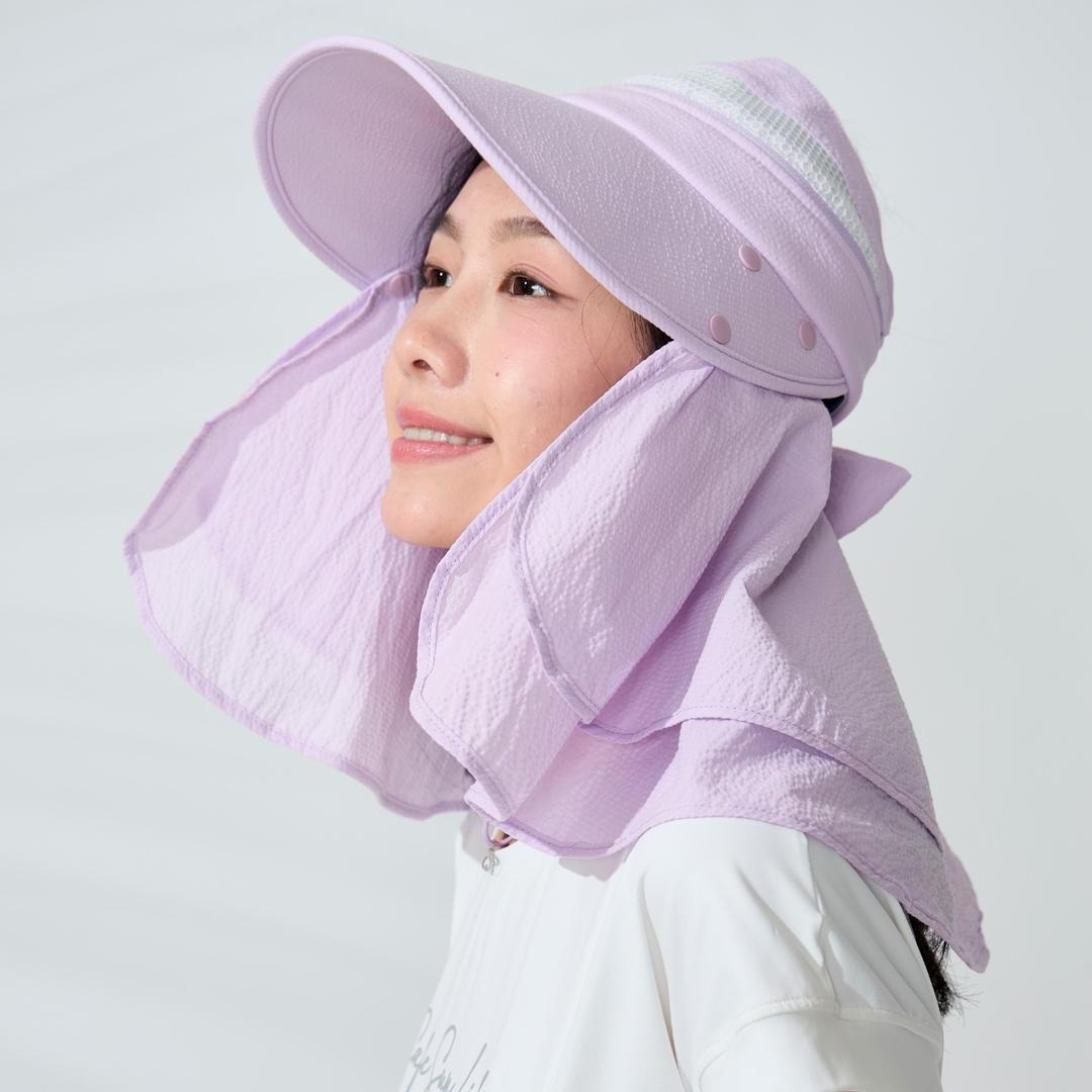 UV100 台灣防曬品牌 國際認證 唯美造型防曬帽款