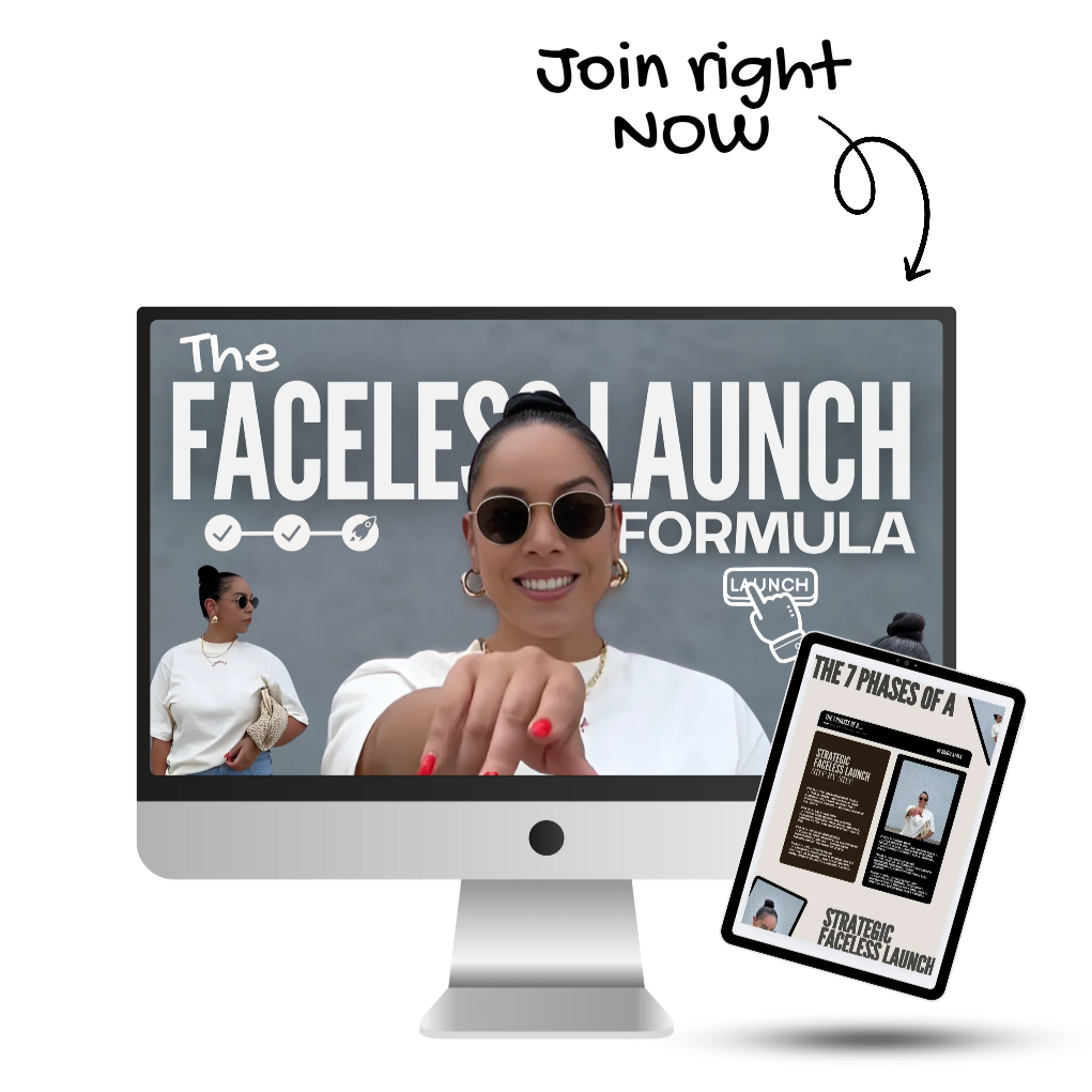The Faceless Launch Formula 不露臉創業公式