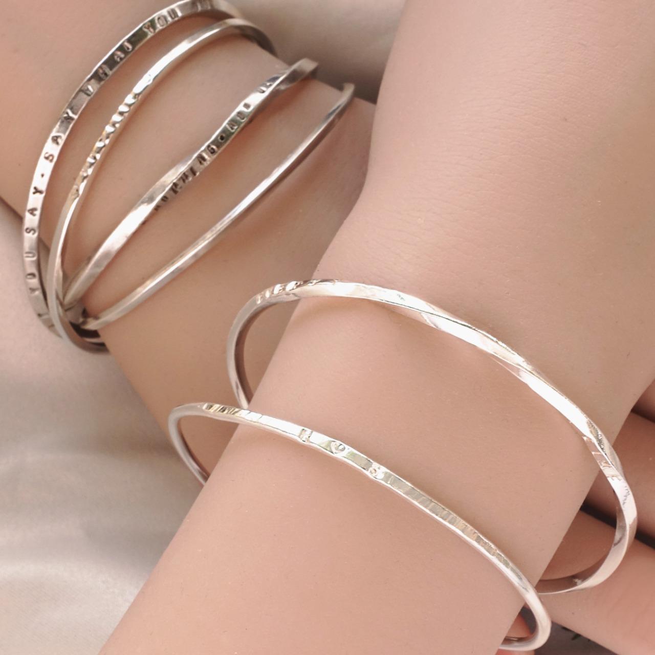 IDYllic Love艾迪 ︱Silversmith 金工 × 編繩 Macramé Bangle純銀手環手作金工