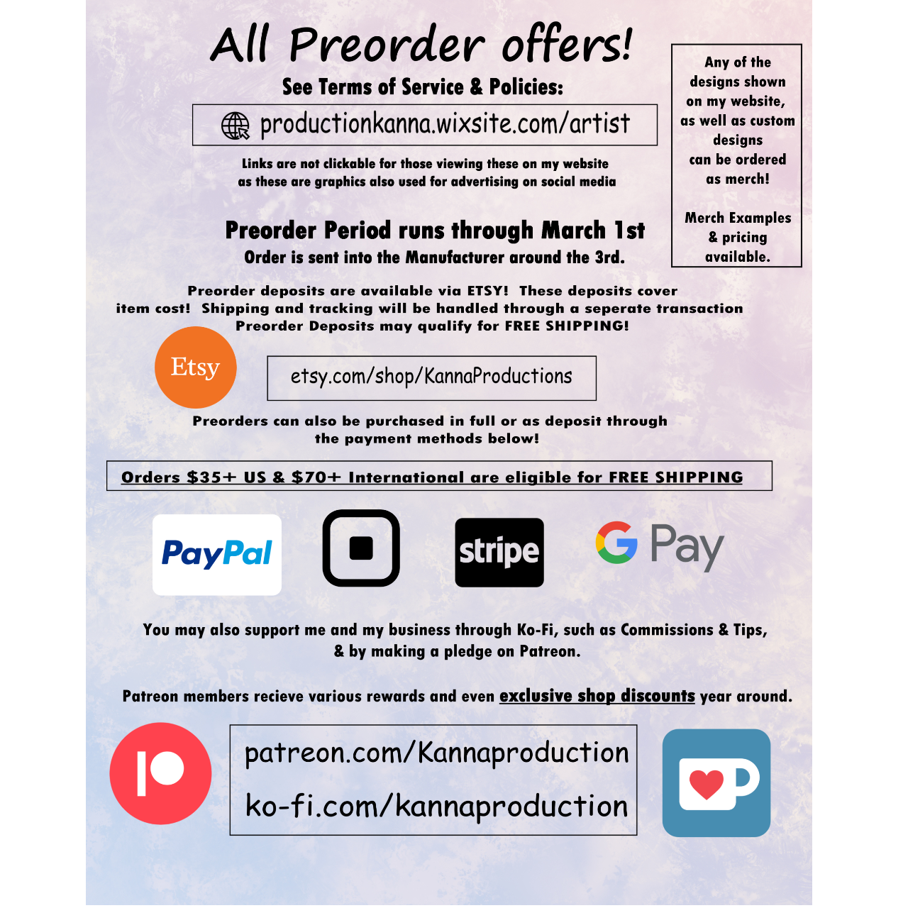 KannaProductions Preorder offers