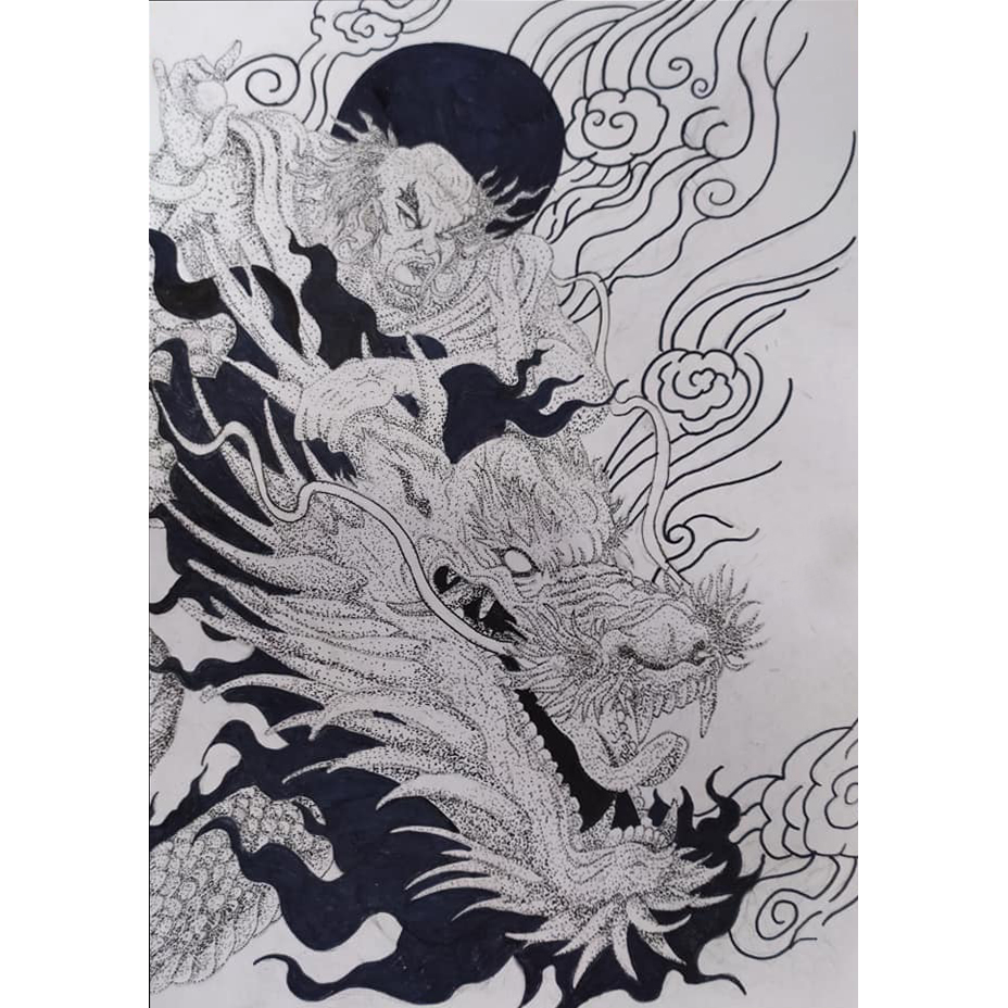 兔兔畫館 達摩