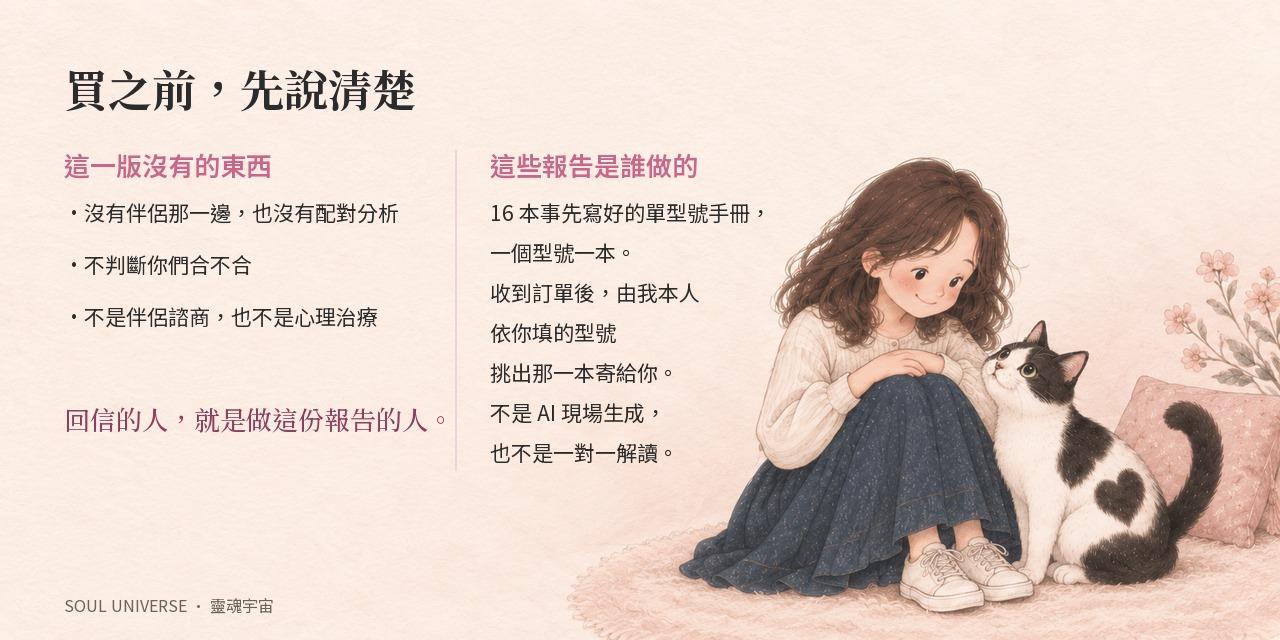 靈魂關係報告・情侶 紓壓手冊｜12–13 頁，看你在感情裡怎麼運作