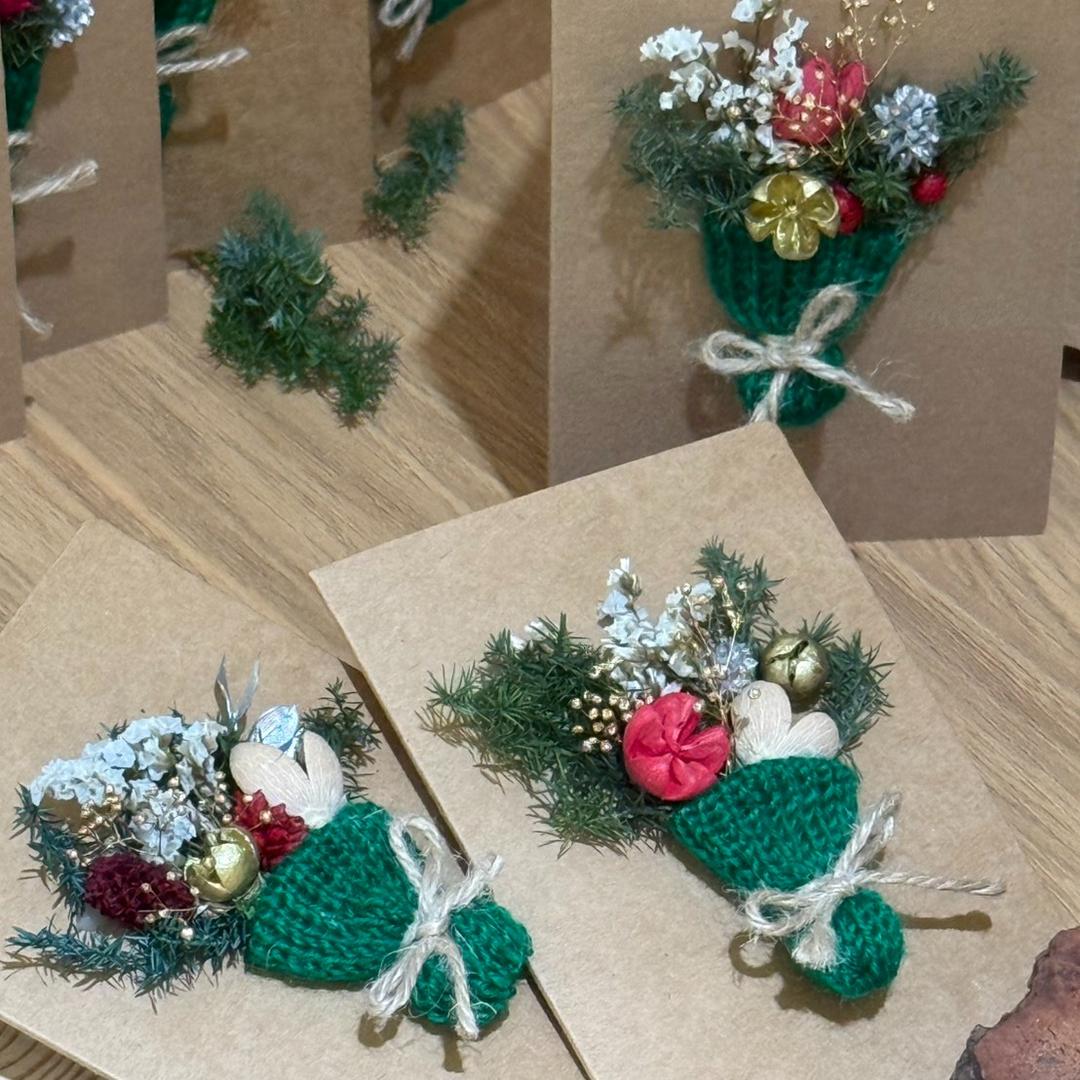 𝙑𝙄𝙊𝙇𝙀𝙍𝘼 𝙁𝙇𝙊𝙒𝙀𝙍 F款 ღ 聖誕手工卡片