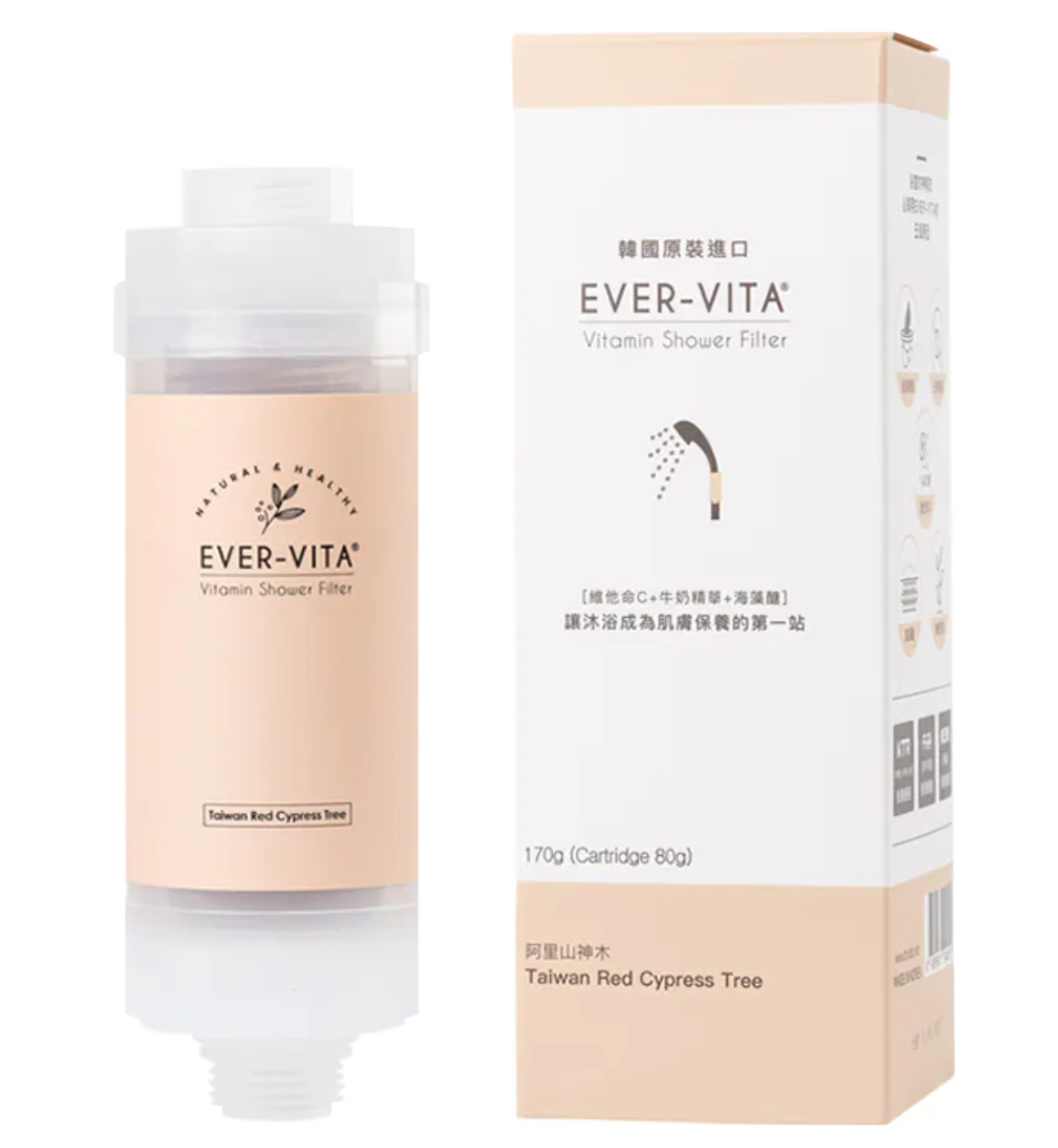EVER-VITA除氯蓮蓬頭香氛濾芯 DKDI掃專屬優惠