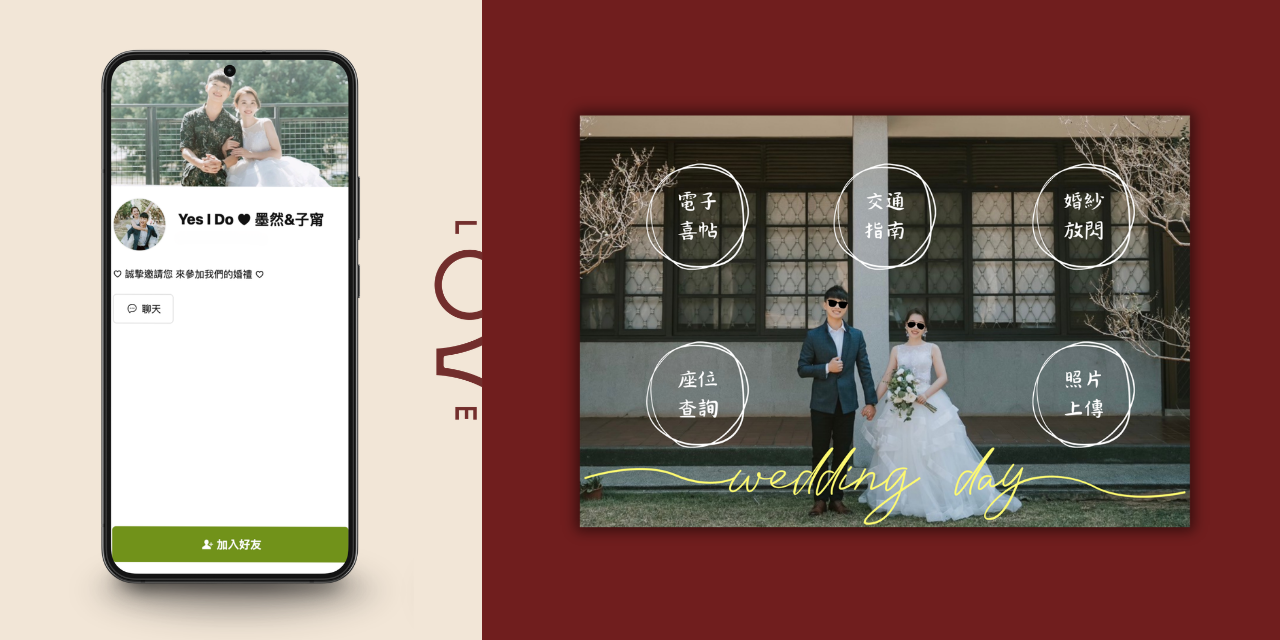 八〇喜事｜婚禮官方LINE整合設計 如何製作婚禮官方LINE