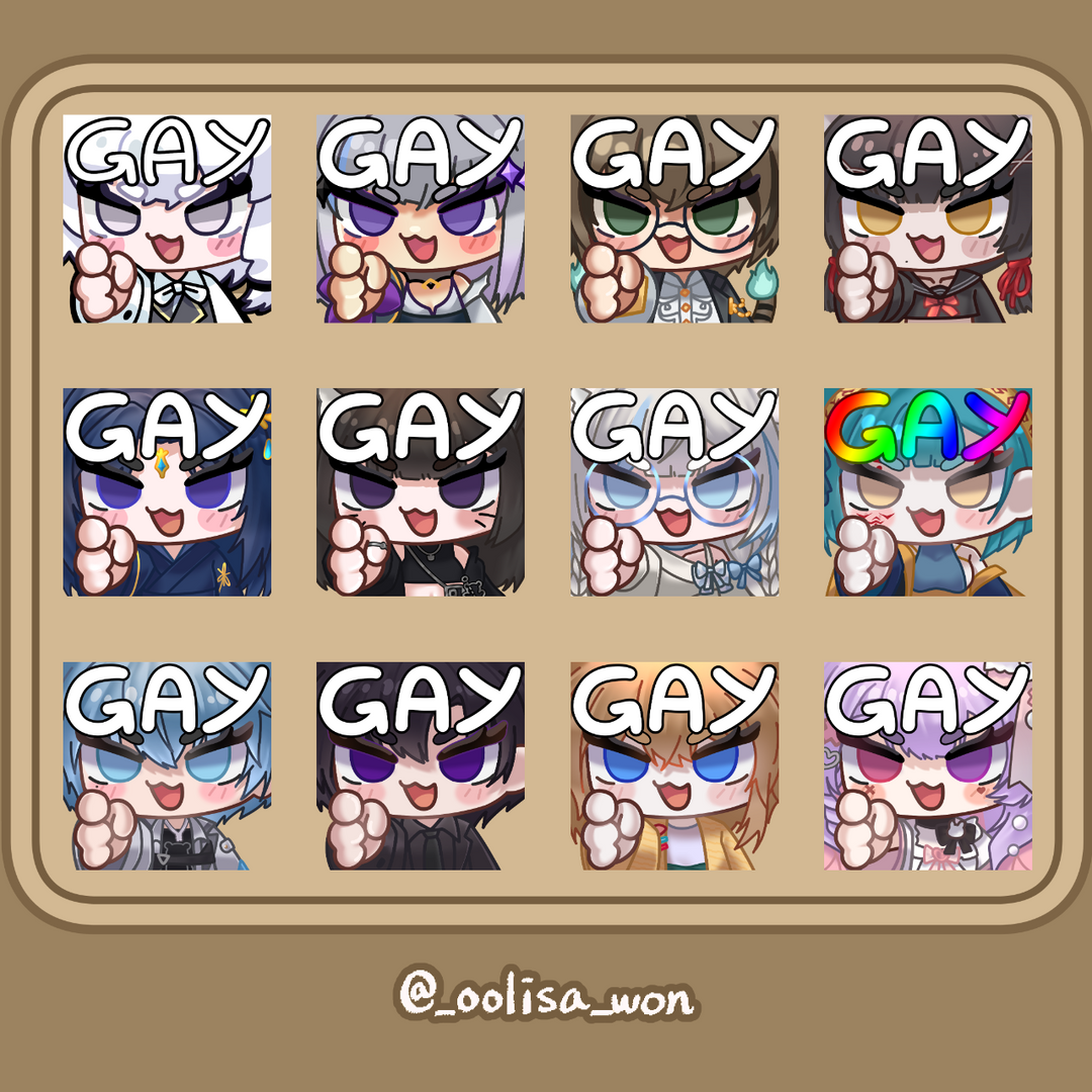 藤野瓜 貼圖|Emote