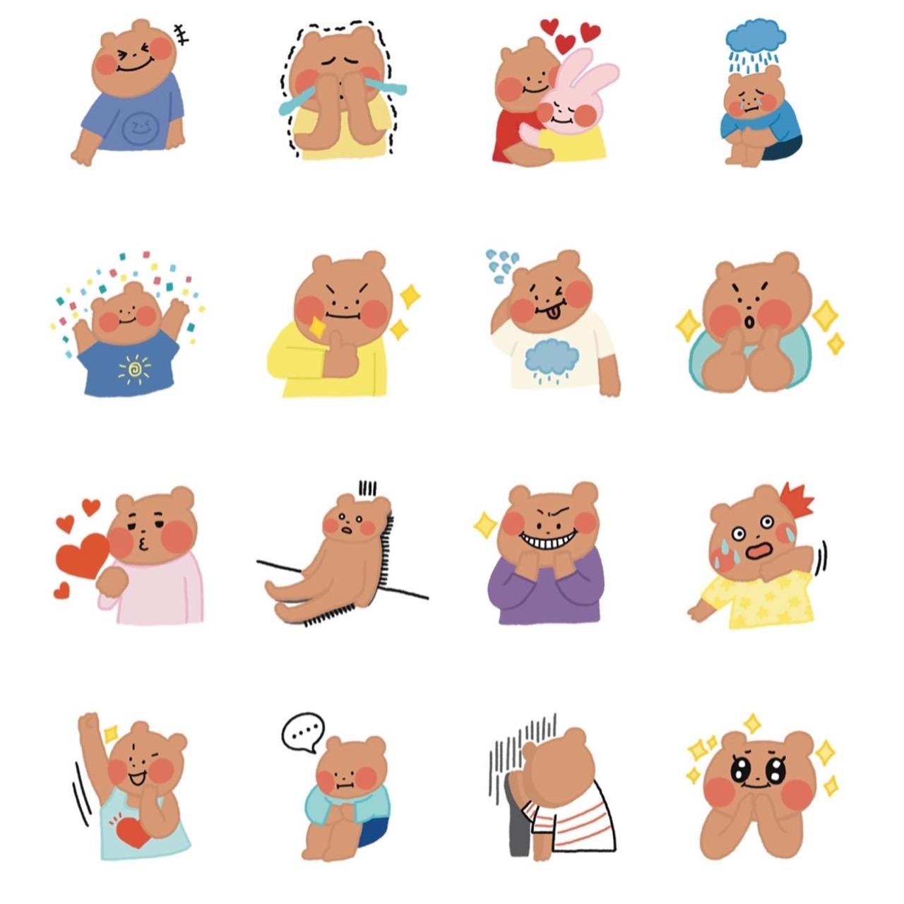 CANBEAR Can小熊致敬貼圖