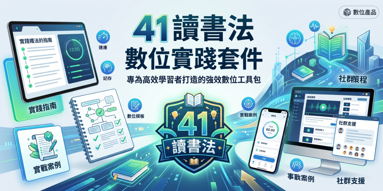 41 讀書法數位實踐套件
