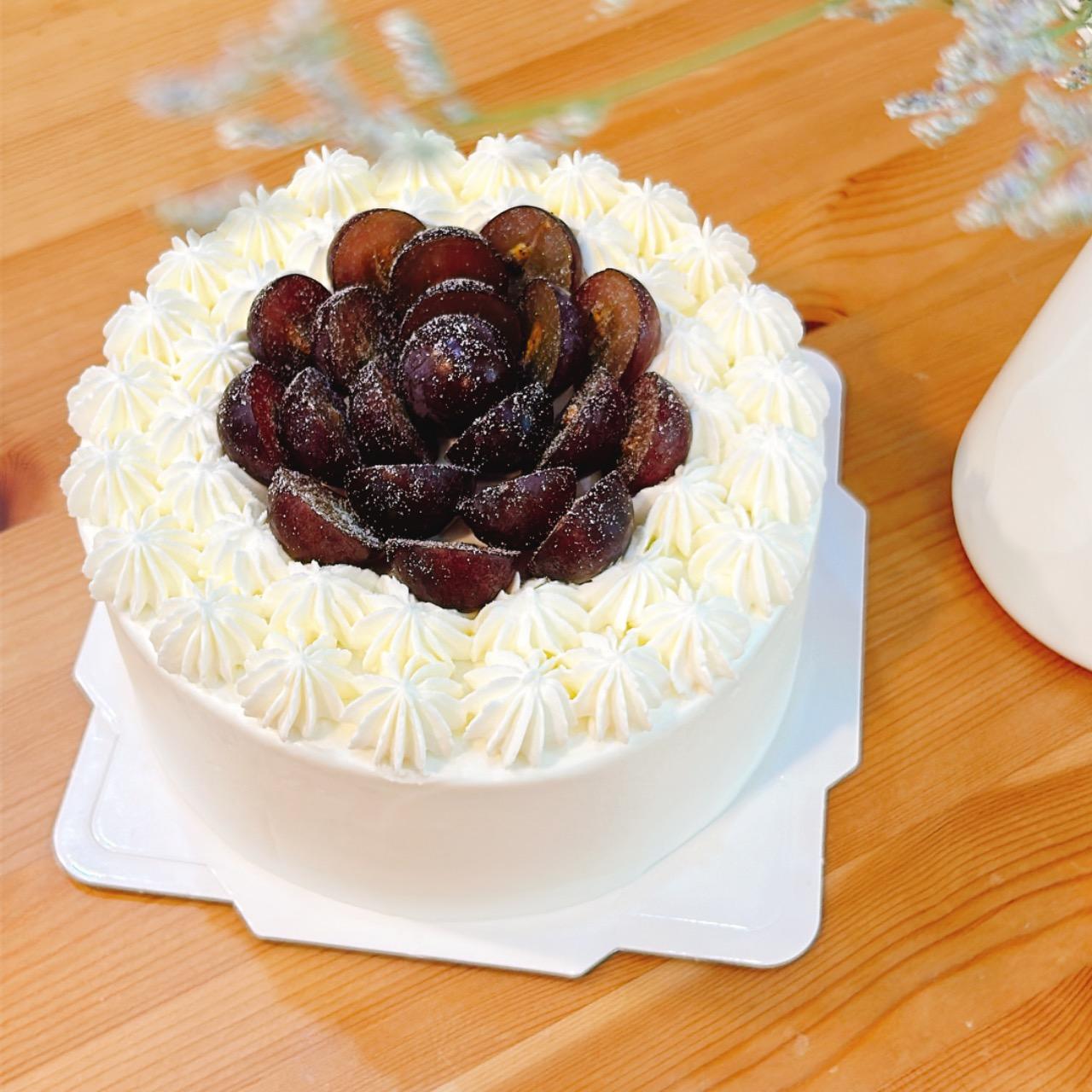 甜舖子甜點 Gloria Bakery [巨峰伯爵鮮奶油蛋糕] 新鮮巨峰葡萄/伯爵茶蛋糕/原味鮮奶油