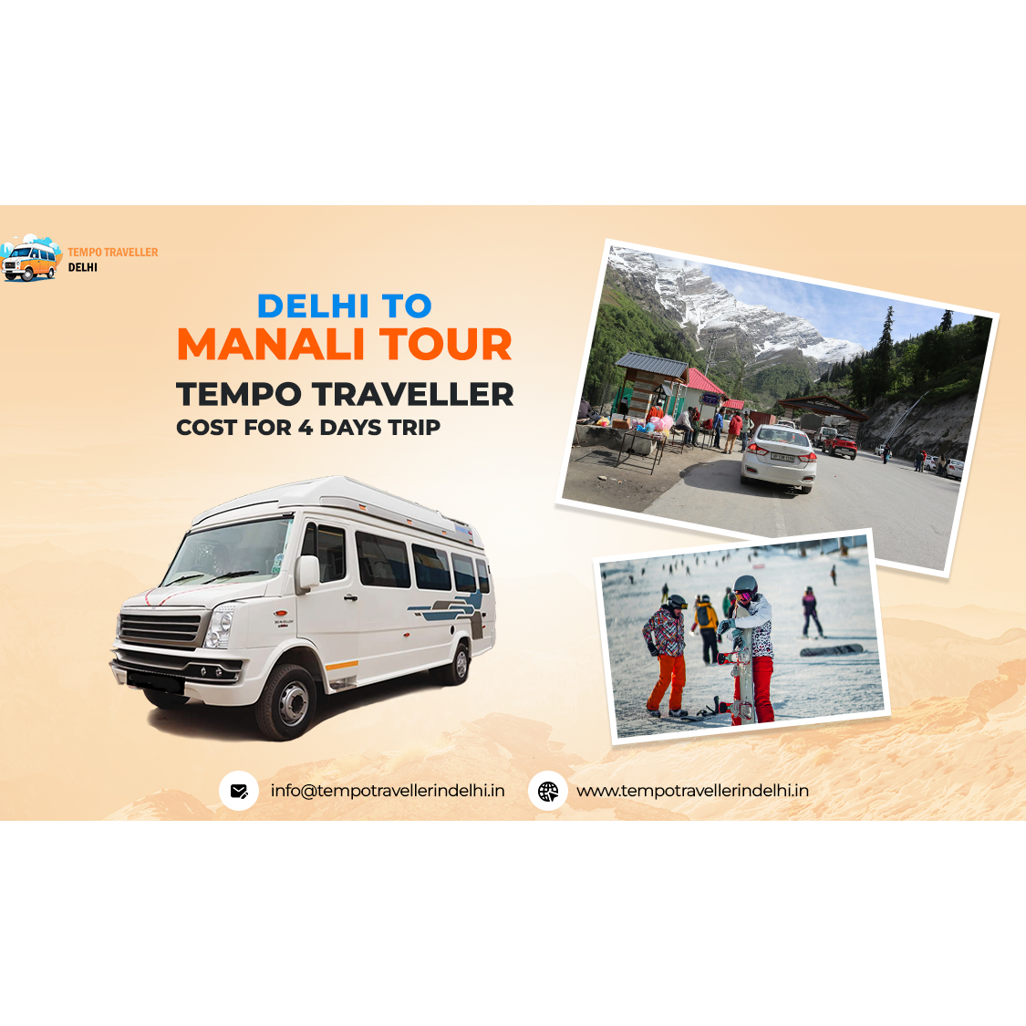 Delhi to Manali Tempo Traveller Complete Road Trip Guide