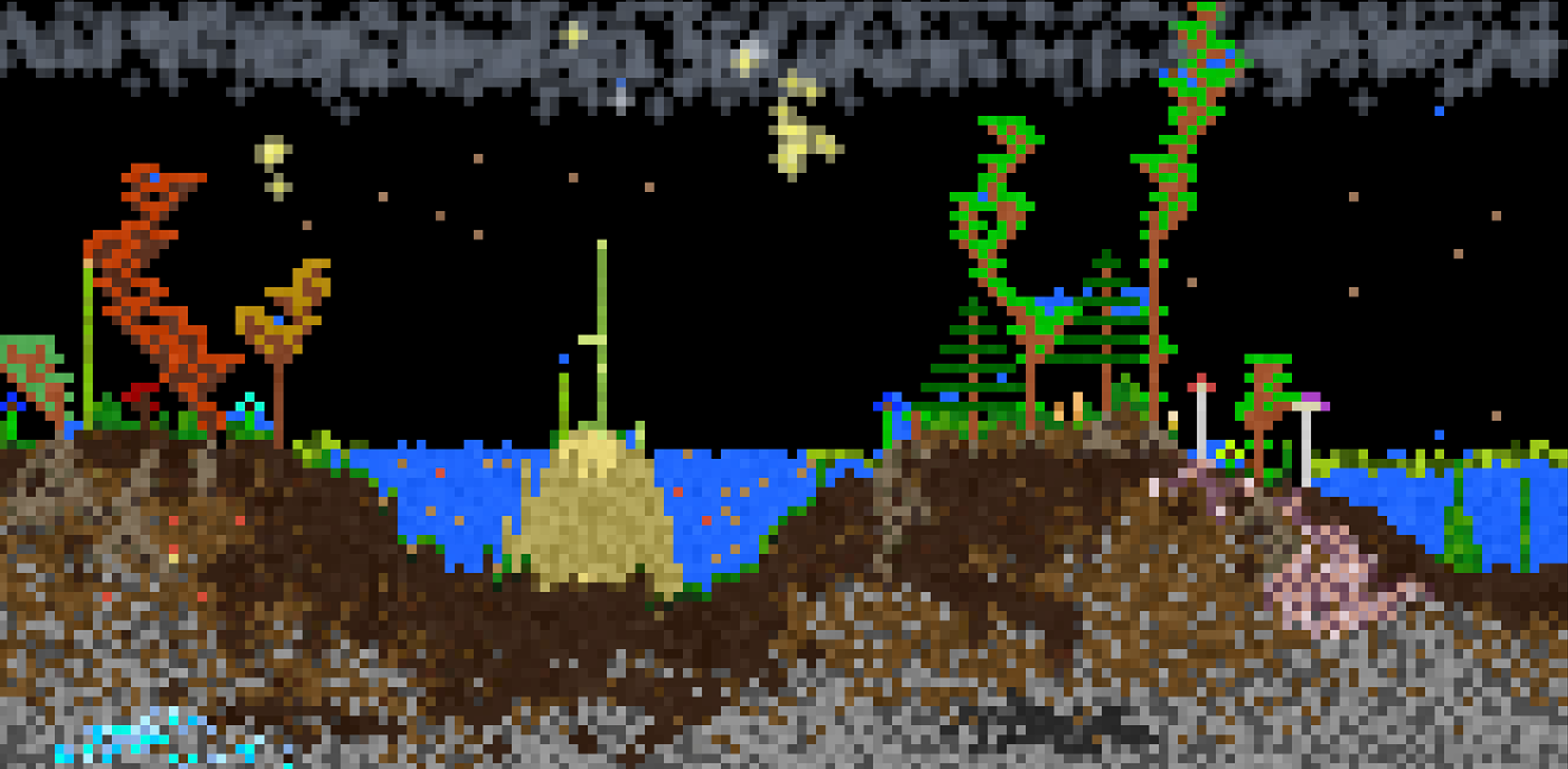 R74n Landscape made in Sandboxels