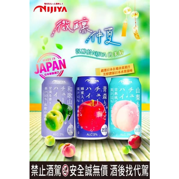 7-11馬公門市好康分享 🍺日本NIJIYA調酒🍺