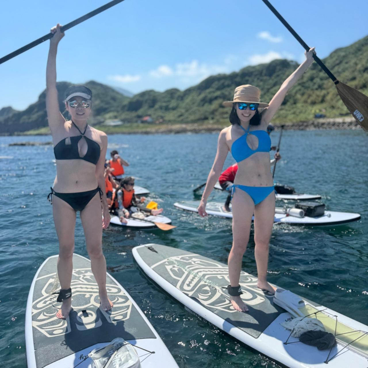 雪叮噹  Johnson 強森 海上立槳