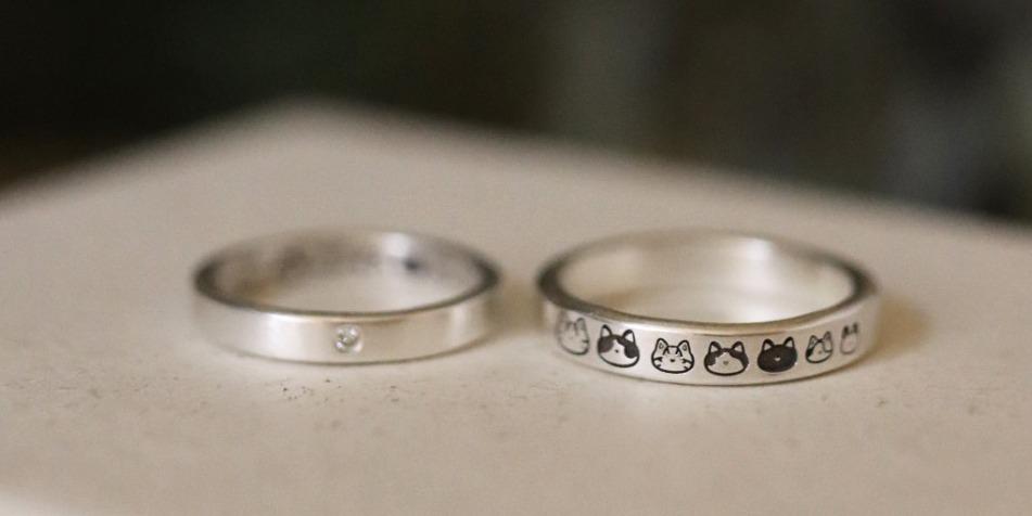 暖果 Kajitsu jewelry 戒指 金工 訂製 訂做 對戒 婚戒 雷刻