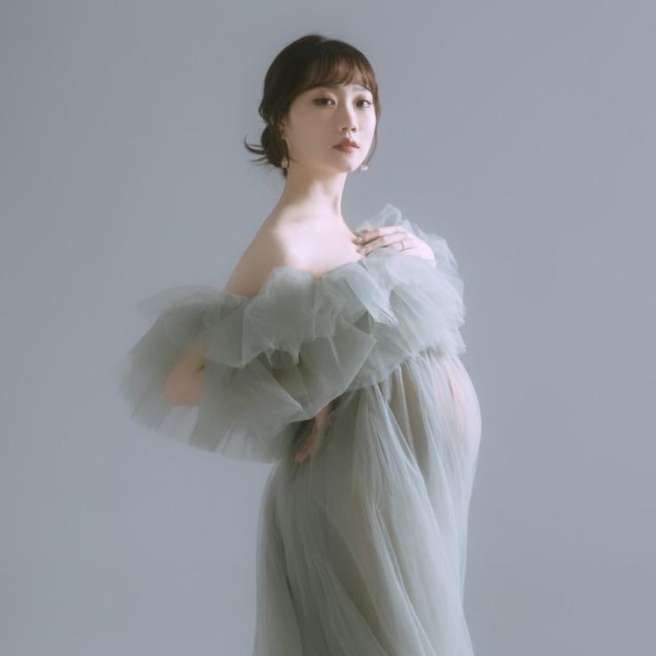 旋轉木馬手工精緻婚紗｜孕寫真 儀式感