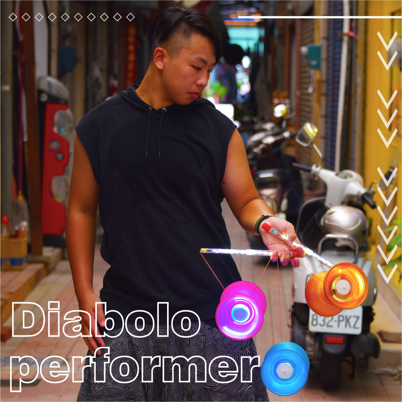 扯鈴藝術表演者 IKA 伊卡