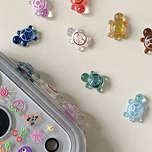 ⁺◟ 歡迎成為小Light打 ⁺◟♡ [earliner] glitter lucky turtle_10ea 幸運烏龜貼