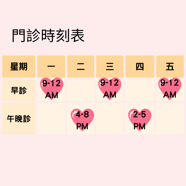 門診時刻表