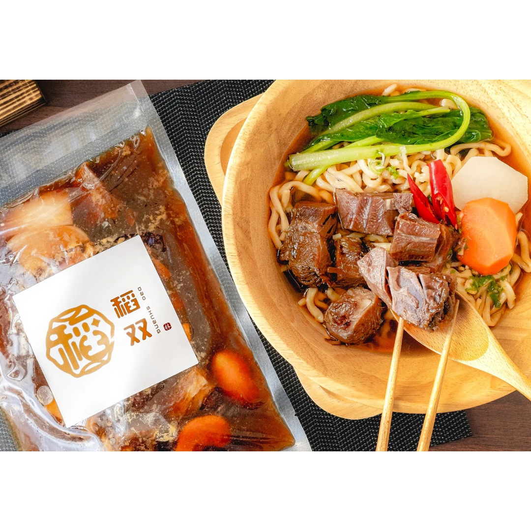 稻双即食料理包 半筋半肉紅燒牛肉麵