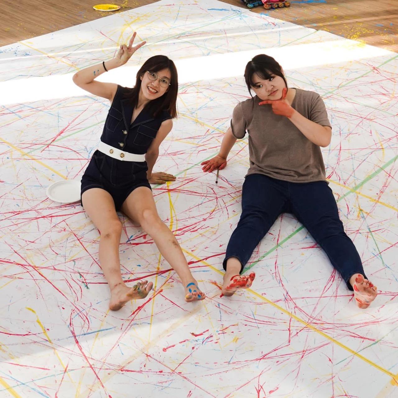 左孟平・路邊小花 大型藝術共創｜自由足跡