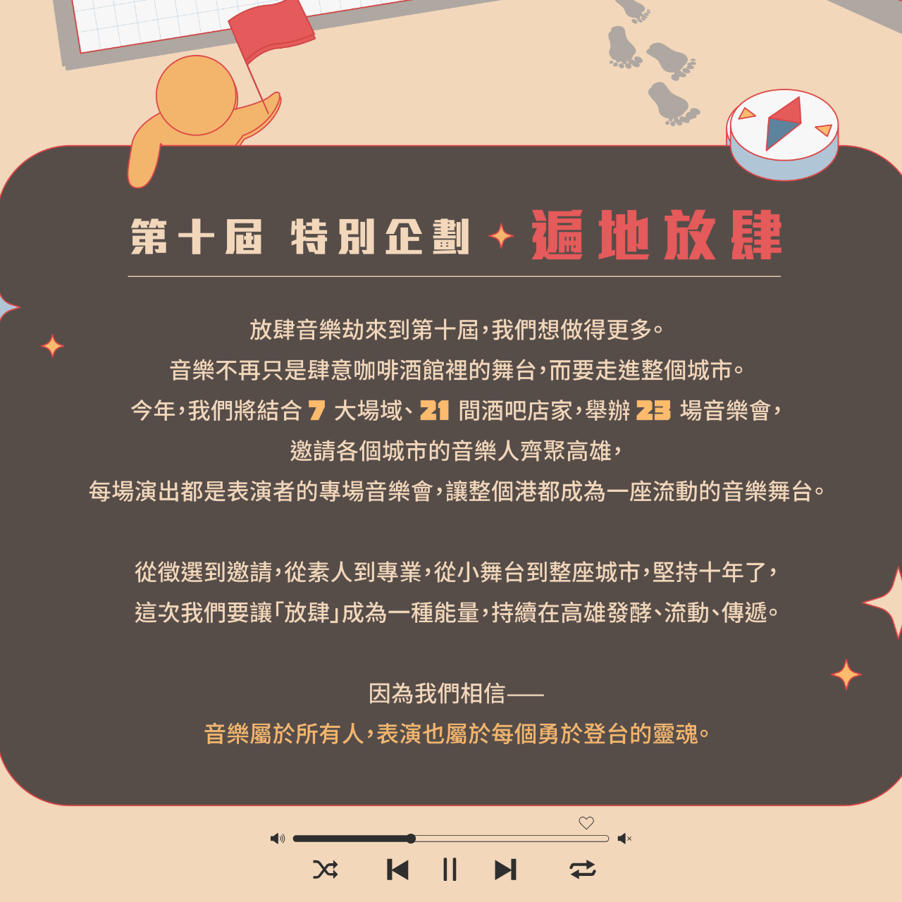 放肆音樂劫10th｜酒與聲的地圖Kaohsiung SoundMap Vol.10