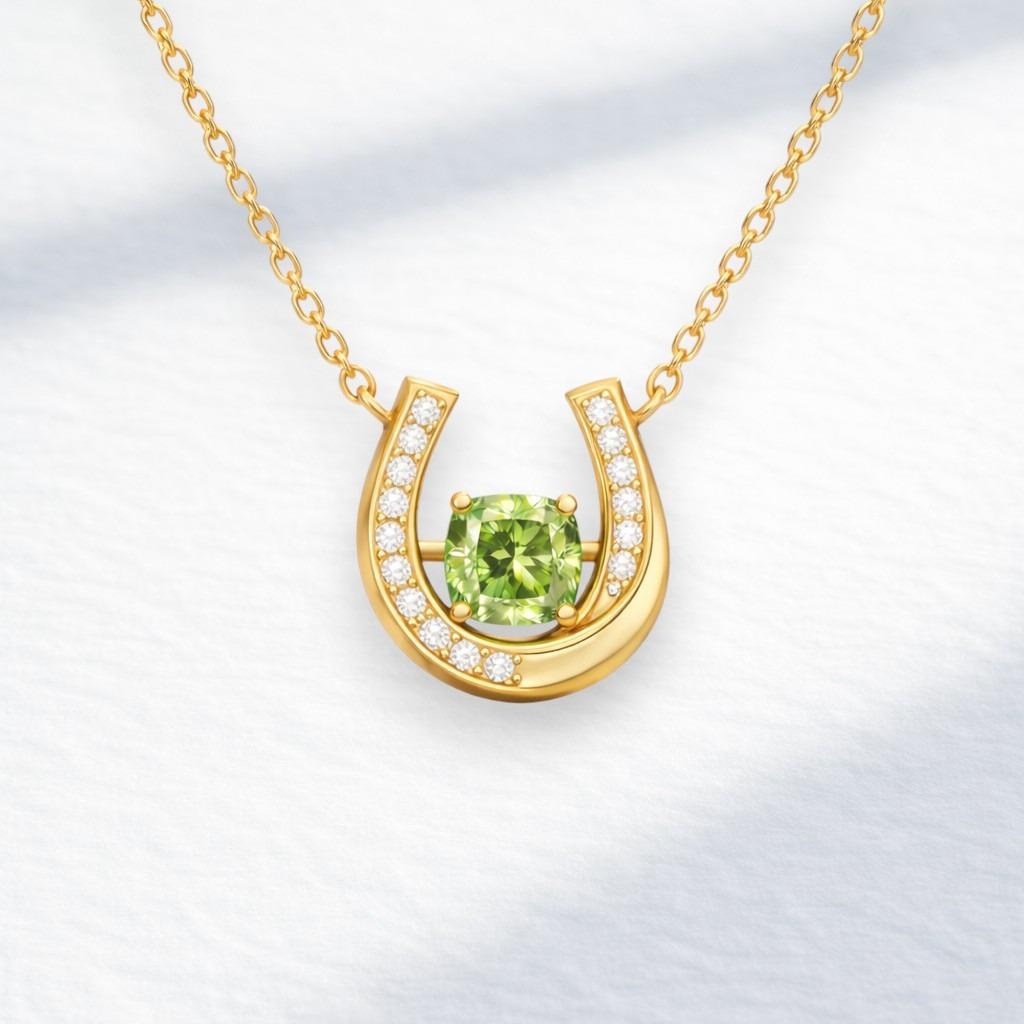 CONVERGE HALATION  尋光 #珠寶#K金#鑽石#K金#項鍊#綠鑽#馬蹄#培育鑽石