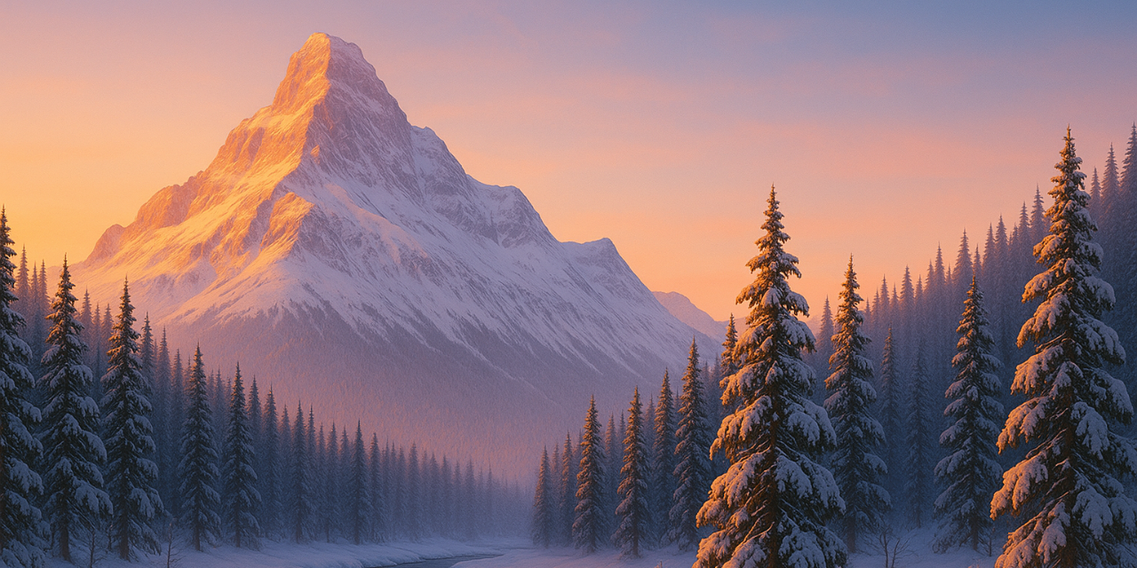 曙光映照雪地，音樂流動中帶有希望與新生的色彩。它適合晨間冥想或瑜伽練習，讓你以安定的能量開啟