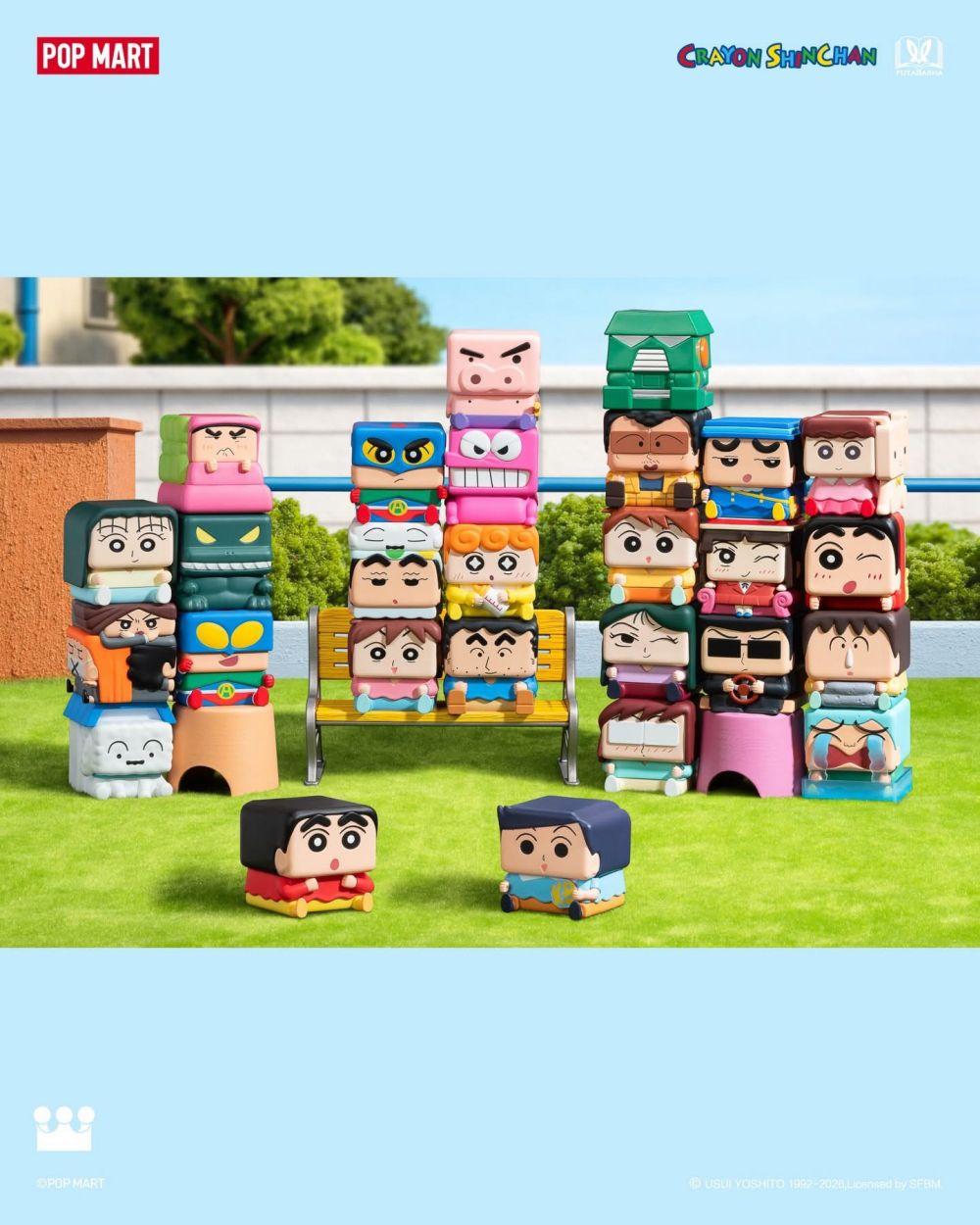 sunsetgoods 日落小物｜正版授權專賣店 《蠟筆小新》✸話題商品✸｜POP CUBE方塊系列盲盒 NT$199