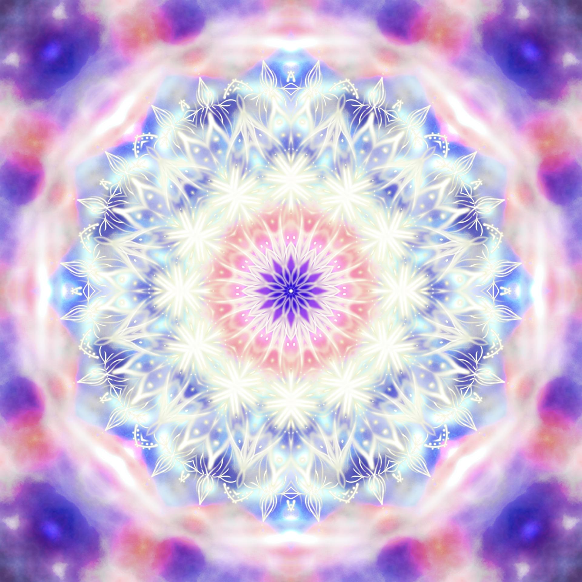 每月曼陀羅能量桌布