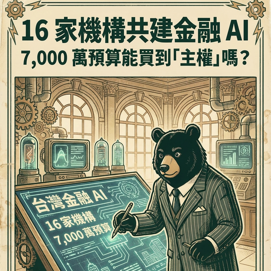 馬克解讀金融科技 🔥IG發燒#2｜FinLLM 專案：16 家金融機構共建台灣金融 AI 主權，7,000 萬預算夠嗎？