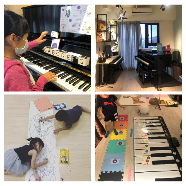 洋蔥耳音樂小學堂 X 米粒 全英/雙語鋼琴（一對一）