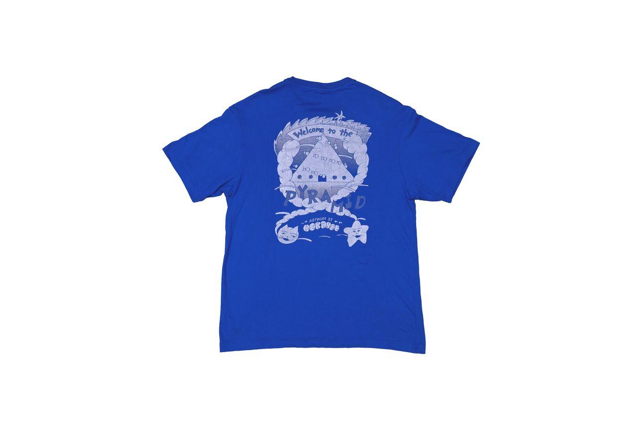 梅康米Mekamee 海底金字塔Tee 寶藍