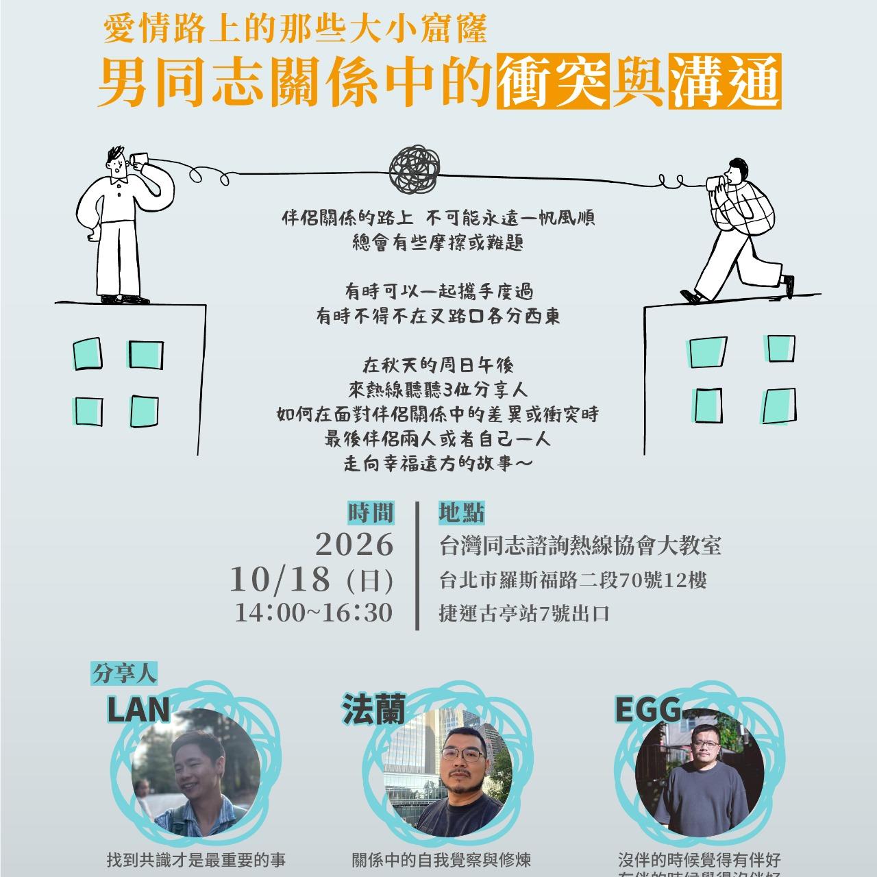 男同志, 感情, 關係, 溝通, 衝突