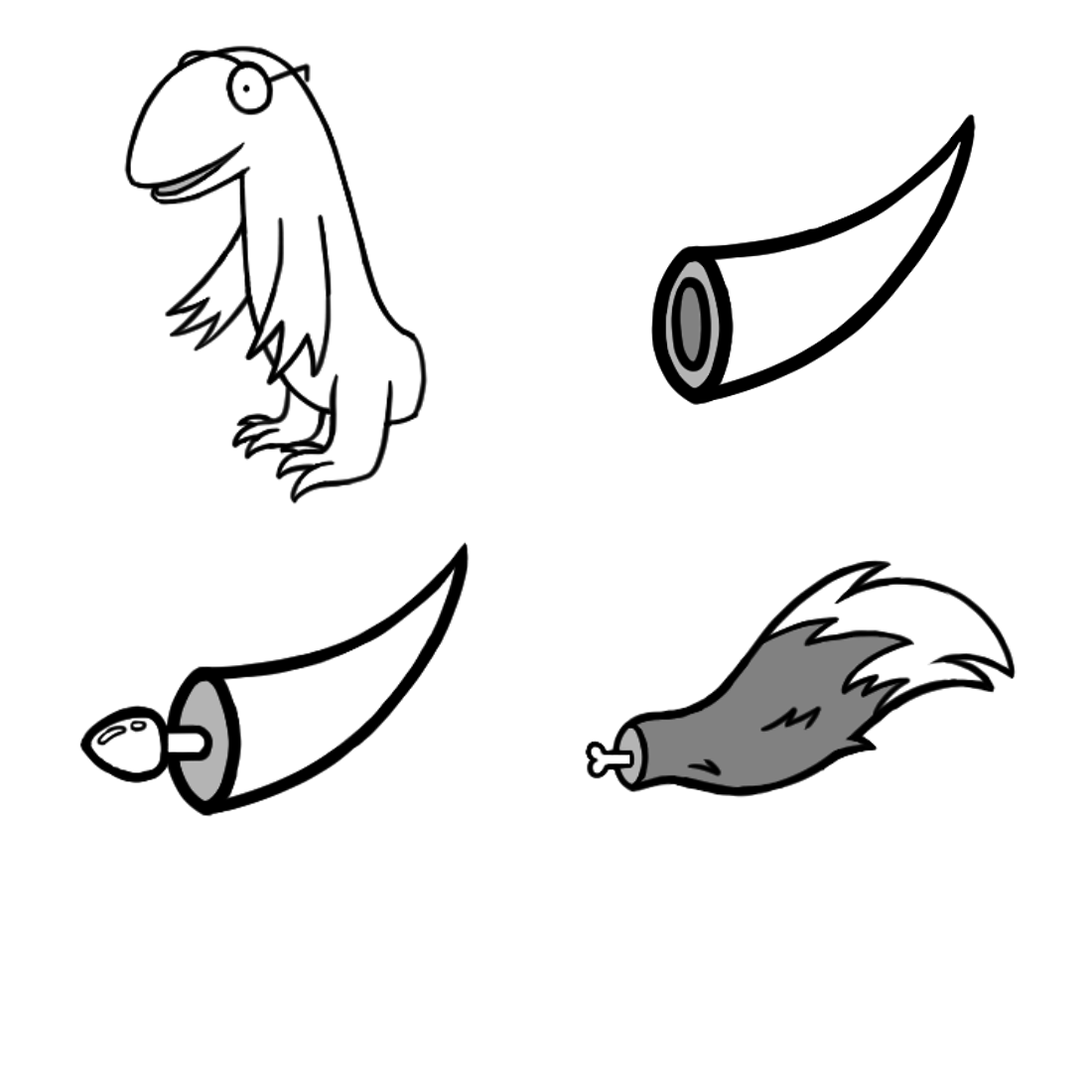 華德電繪日記 LINE貼圖 - 玩具組合篇