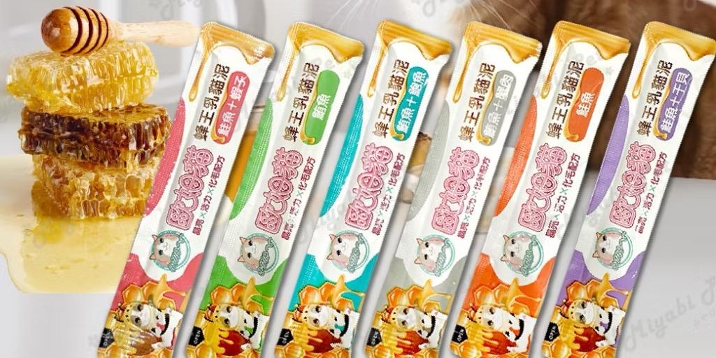 Bigorange 貓咪界的高級點心！歐姆貓蜂王乳化毛肉泥，超強嗜口性讓主子直接瘋狂。六種海鮮口味天天換不膩，趁便宜趕快囤起來當獎勵！