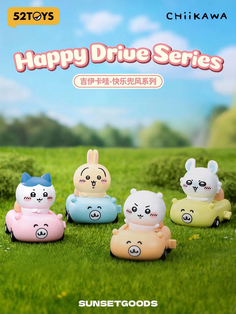 sunsetgoods 日落小物｜正版授權專賣店 《吉伊卡哇》搶先預購🔥｜快樂兜風發條車車盲盒 ちいかわ NT$280
